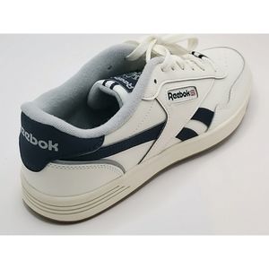 Reebok Club Memt men's 10.5 w/ Navy/White leather & MemoryTech Ortholite insoles